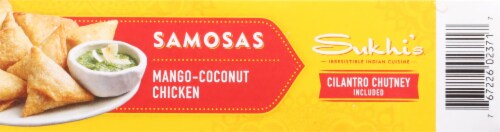 Sukhi's® Mango-Coconut Chicken Samosas Perspective: bottom