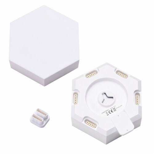 Yescom Hexagon Smart Light Modular LED Voice Music Control WIFI Dynamic Lamp Decor Gifts 1 Gerbes Super Markets