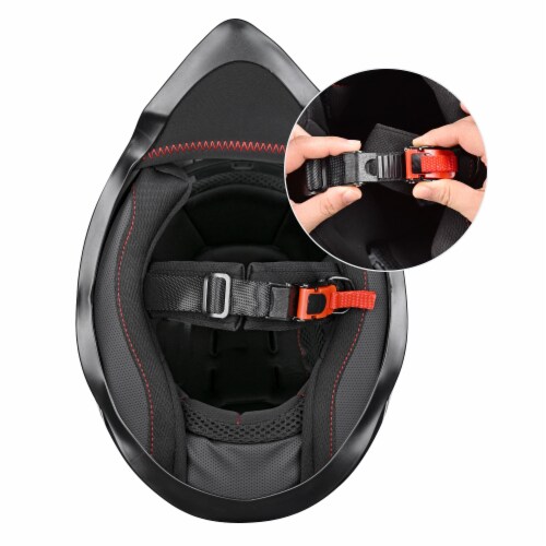 AHR H-VEN25 Full Face Helmet DOT Adult Outdoor Motocross Off-Road Dirt Bike S Perspective: bottom
