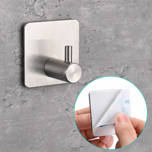 Aquaterior 5-Piece Bathroom Hardware Set Wall Mount Towel Bar Toilet Paper Holder Robe Hook Perspective: bottom