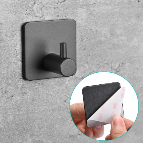 Aquaterior 5-Piece Bathroom Hardware Set Wall Mount 15 Towel Bar Toilet Paper Holder Hook Perspective: bottom