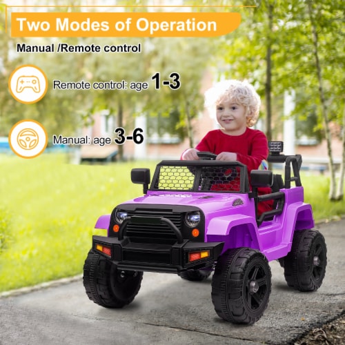 Yescom 12v Kids Ride On Truck Car Jeep