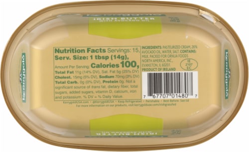 Kerrygold™ Avacado Oil Butter Tub Perspective: bottom
