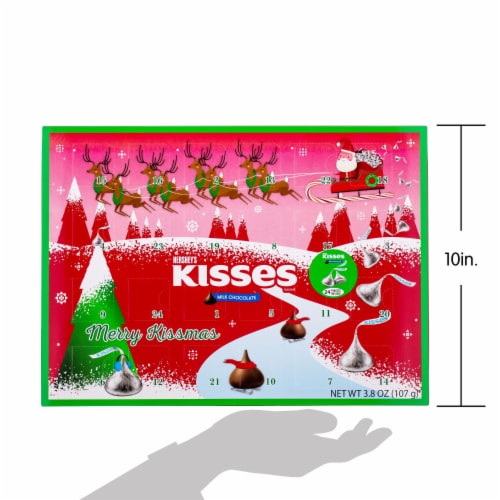 HERSHEY NORTH POLE HORIZONTAL ADVENT CALENDAR WITH KISSES, 3.8 oz Mariano’s