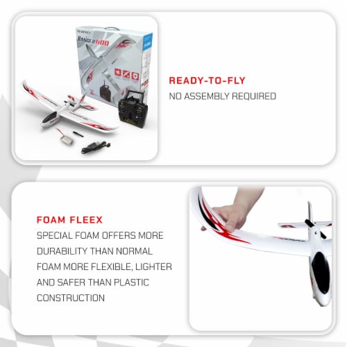 VOLANTEXRC Ranger600 Ready To Fly Remote Control Airplane with Gyro Stabilizer Perspective: bottom