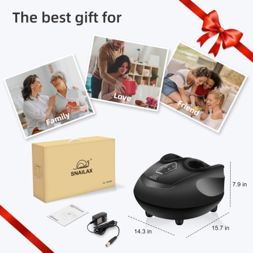 Snailax Foot Massager Machine with Heat,Shiatsu Feet