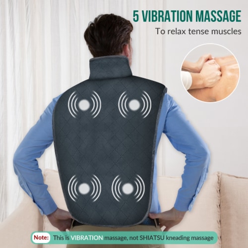 Neck Wrap Basic - The Personal Electric Neck Heating Pad with Vibratio