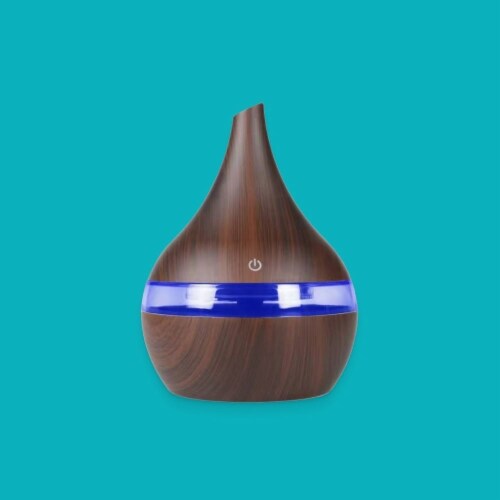 Mini Grain-Finish LED Humidifier Perspective: bottom