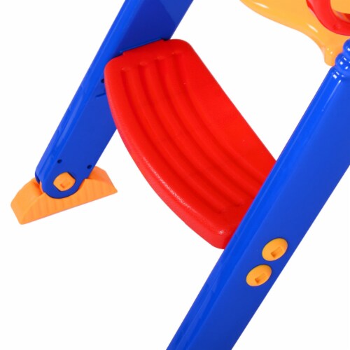 Potty Training Toilet Seat for Kids with Adjustable Step Stool Ladder, Splash Guard Perspective: bottom