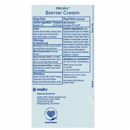 TENA® ProSkin™ Fragrance Free Barrier Cream Perspective: bottom