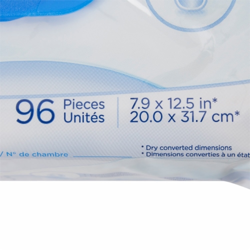 TENA ProSkin Classic Personal Cleansing Wipe 7-9/10 x 12.5 65728, 1 Pack 96 Wipes Perspective: bottom