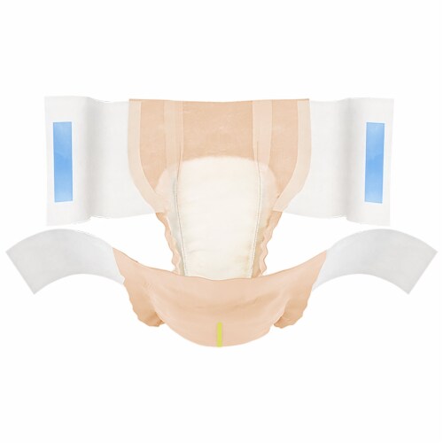 TENA Complete Ultra Adult Incontinence Brief XL Moderate Absorbency 67342, 24 Ct Perspective: bottom