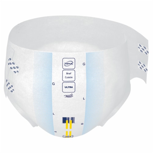 TENA Ultra Adult Incontinence Brief L Heavy Absorbency Breathable, 67351, 12 Ct Perspective: bottom