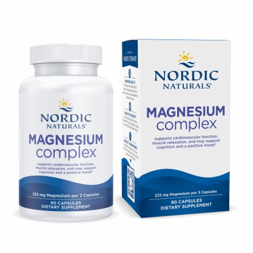 Nordic Naturals® Magnesium Complex Dietary Supplement 225mg Perspective: bottom