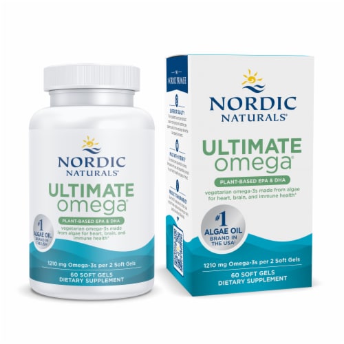 Nordic Naturals® Ultimate Omega® Algae Soft Gels Perspective: bottom