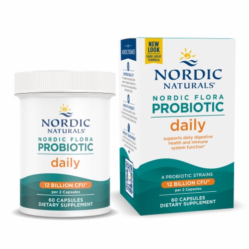 Nordic Naturals® Flora Probiotic Daily Capsules Perspective: bottom