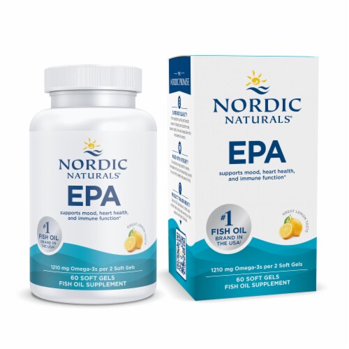 Nordic Naturals® EPA Natural Triglyceride Lemon Softgels 1210mg Perspective: bottom