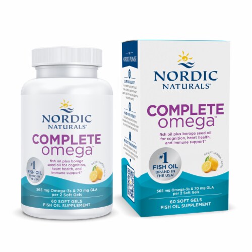 Nordic Naturals® Ultimate Omega™ Lemon Flavored Soft Gels 1280mg Perspective: bottom