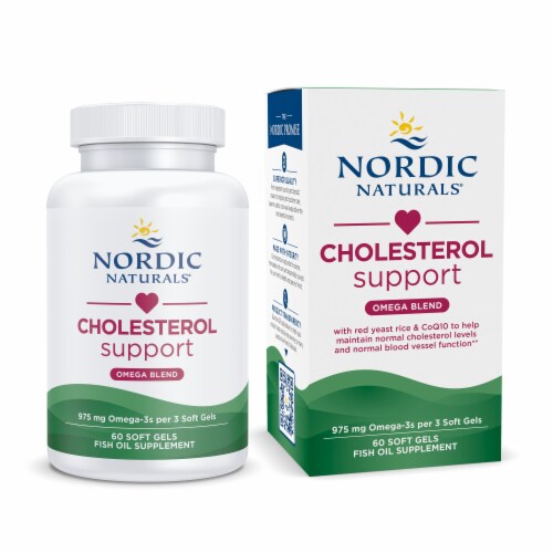 Nordic Naturals® Cholesterol Support Omega Blend with Red Yeast Rice & CoQ10 Perspective: bottom