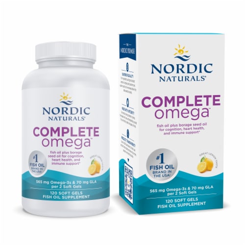 Nordic Naturals® Complete Omega-3-6-9 Fish Oil Dietary Supplement Soft Gels Perspective: bottom