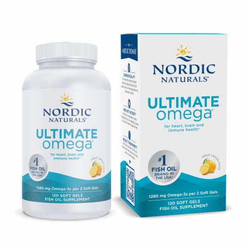 Nordic Naturals® Ultimate Omega® Soft Gels 1280 mg Perspective: bottom