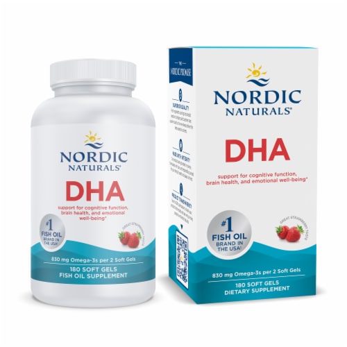 Nordic Naturals® Strawberry Flavored DHA from Fish Oil Soft Gels Perspective: bottom