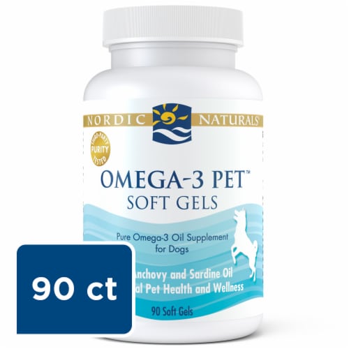 Nordic Naturals® Omega-3 Pet™ Unflavored Soft Gels for Dogs Perspective: bottom