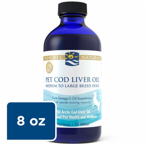 Nordic Naturals® Pet Cod Liver Oil Unflavored Liquid 4600mg Perspective: bottom