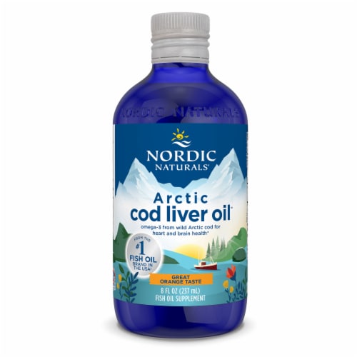 Nordic Naturals® Orange Flavored Arctic Cod Liver Oil™ 1060mg Perspective: bottom