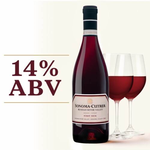 Sonoma-Cutrer Russian River Valley Pinot Noir Dry Red Wine Perspective: bottom