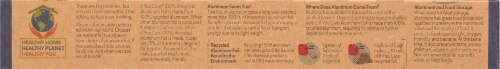 If You Care 100% Recycled Aluminum Foil Perspective: bottom
