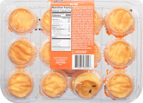 Two-Bite Halloween Vanilla Cupcakes Perspective: bottom