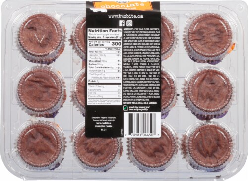 Original Two-Bite® Halloween Chocolate Cupcakes Perspective: bottom
