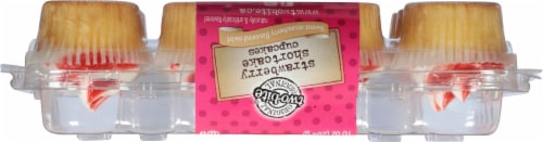 Two-Bite® Strawberry Shortcake Premium Cupcakes Perspective: bottom
