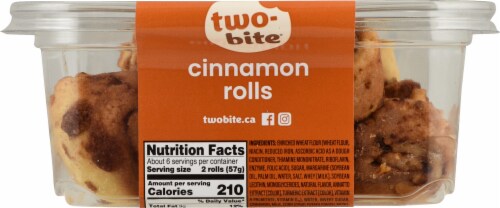 Two-Bite® Cinnamon Rolls Perspective: bottom