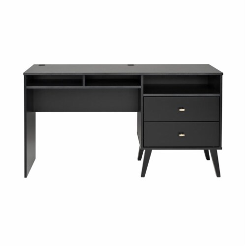 Prepac computer best sale desk black