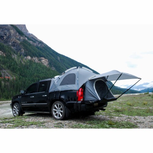 Napier Sportz Avalanche Pickup Truck Bed 2 Person Camping Tent with Awning Gray 1 Piece Metro Market
