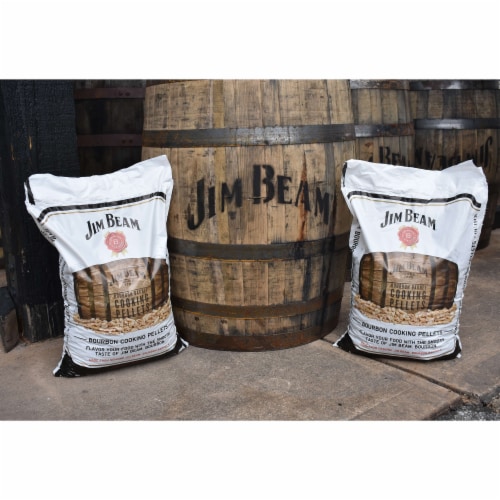 Jim Beam Bourbon Barrel Grilling and Smoker Oak Cooking Pellets, 20 Pound Bag Perspective: bottom