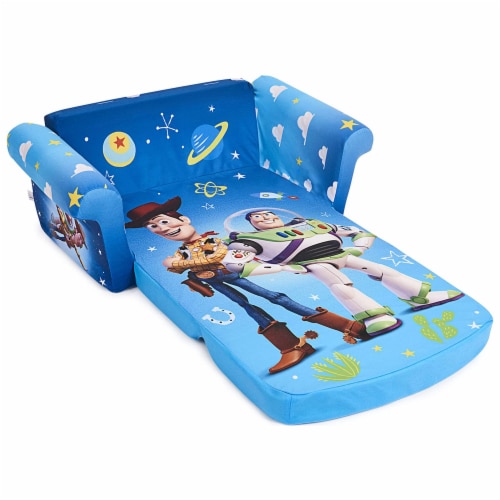 Marshmallow Furniture Kids 2 in 1 Flip Open Foam Compressed Sofa Bed Toy Story 1 Piece Gerbes Super Markets