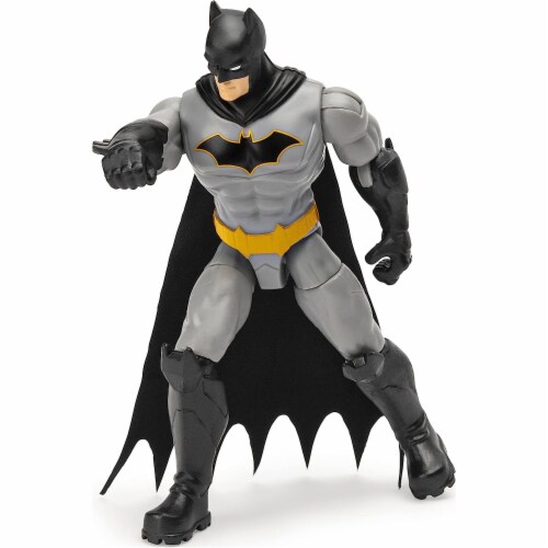 DC Comics Batman 4-inch Action Figure with 3 Mystery Accessories Perspective: bottom