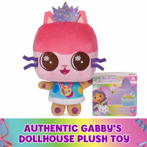 Gabby's Dollhouse Celebration Series Baby Box Cat Purr-ific Party Plush Perspective: bottom