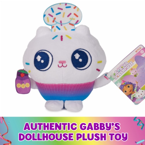Gabby's Dollhouse Celebration Series Cakey Cat Purr-ific Party Plush Perspective: bottom