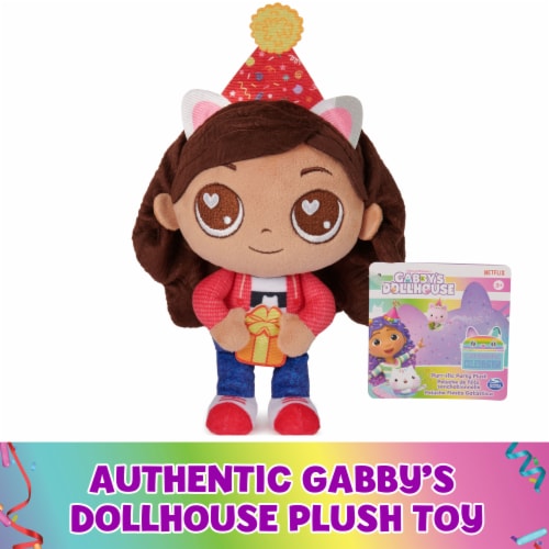 Gabby's Dollhouse Celebration Series Gabby Girl Purr-ific Party Plush Perspective: bottom