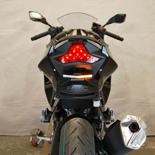 New Rage Cycles N400FE Kawasaki Ninja 400 Fender Eliminator with Turn