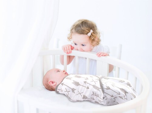 Bublo Baby Swaddle Blanket Boy Girl, 3 Pack Small Size Newborn Swaddles 0-3 Month Perspective: bottom