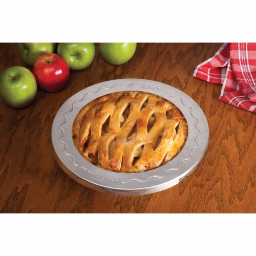 Mrs. Anderson's® Pie Crust Shield - Silver Perspective: bottom