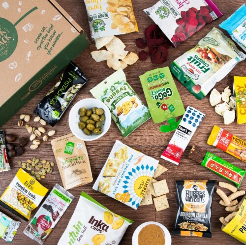 SNACK ATTACK PALEO SNACK BOX [25 COUNT] PALEO DIET SNACKS, GLUTEN FREE, DAIRY FREE, KOSHER Perspective: bottom