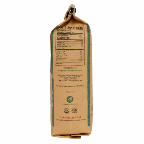 Organic Yerba Mate 100% Unsmoked Pure 100 Tea Bags - ECOTEAS (6 Case) Perspective: bottom
