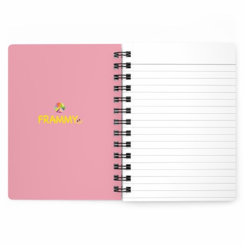 Lined Notebook Spiral Anime Cute Eyes College Ruled Notebook for Journaling Perspective: bottom