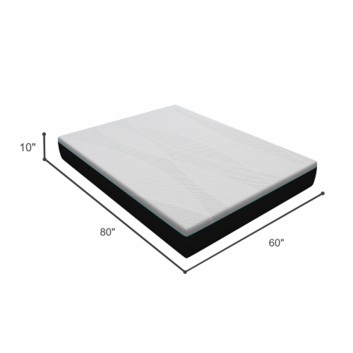 Cool Jewel 10" Queen Mattress Perspective: bottom
